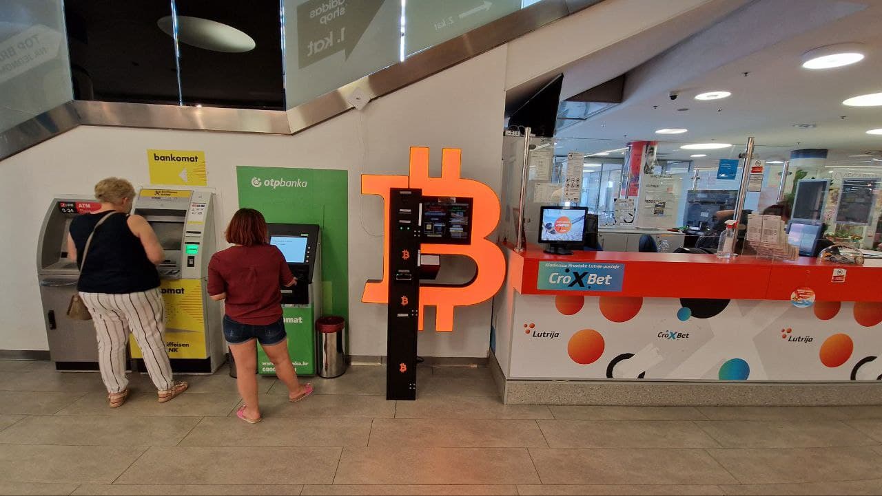 Bitcoin Bankomat Zadar - Bitcoin ATMs near me in Croatia