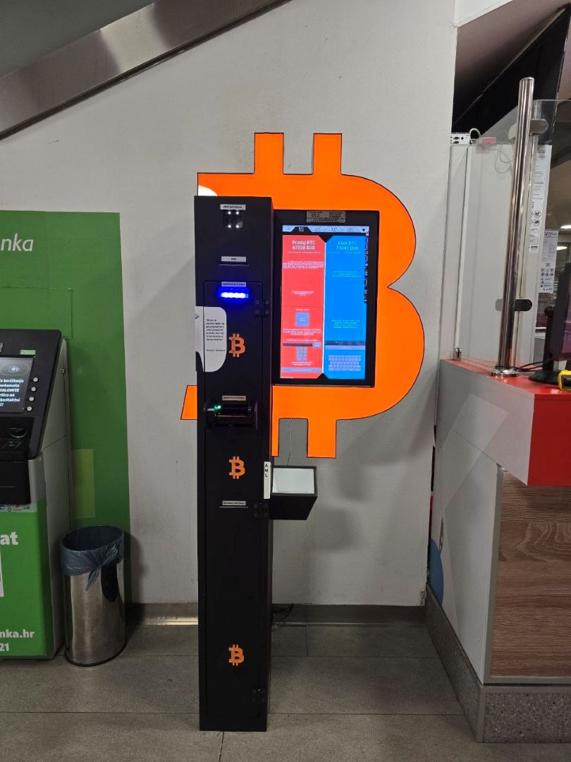 Bitcoin bankomat u City Galleria Zadar, broj fotografije 1