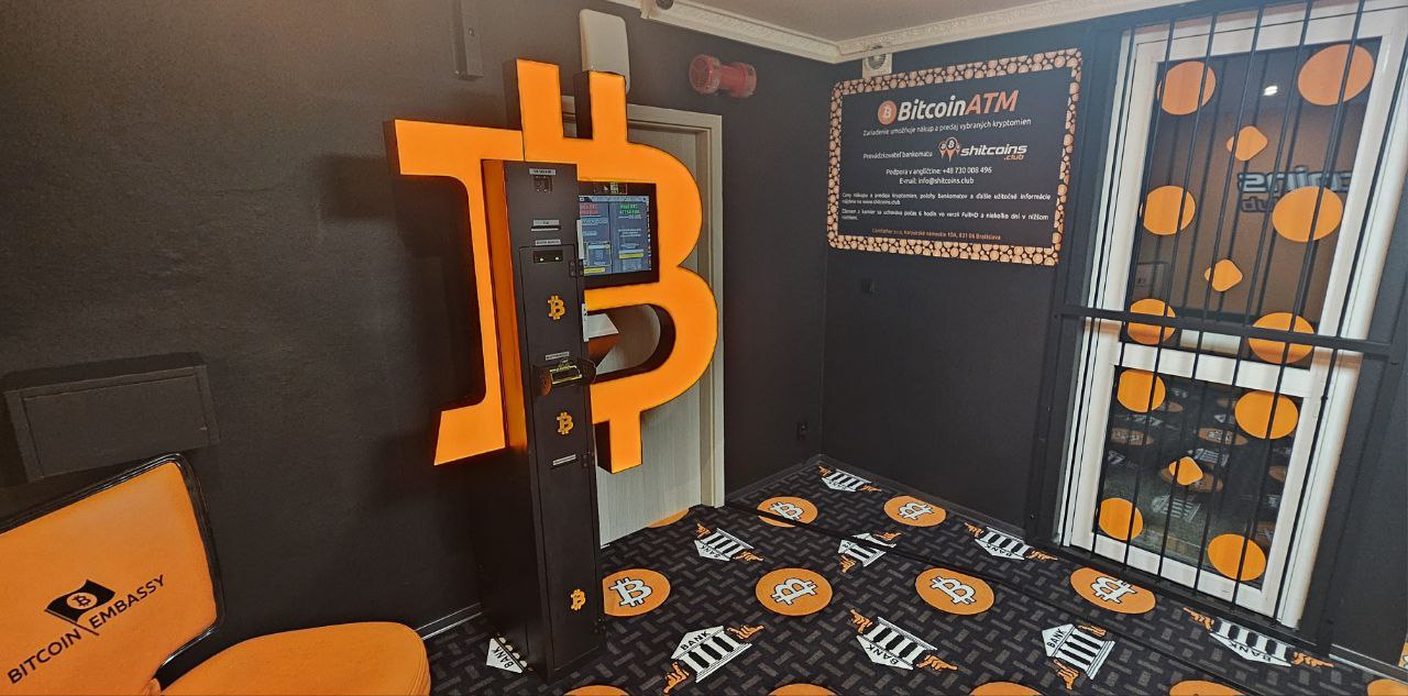 🚀🟠 Bitcoin ATM Bratislava — Shitcoins.club