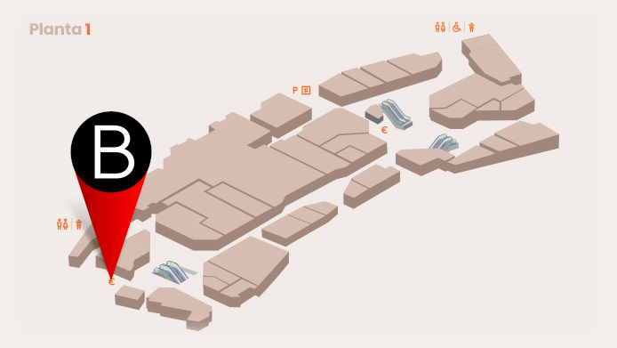 Mapa de Centro Comercial Madrid Sur