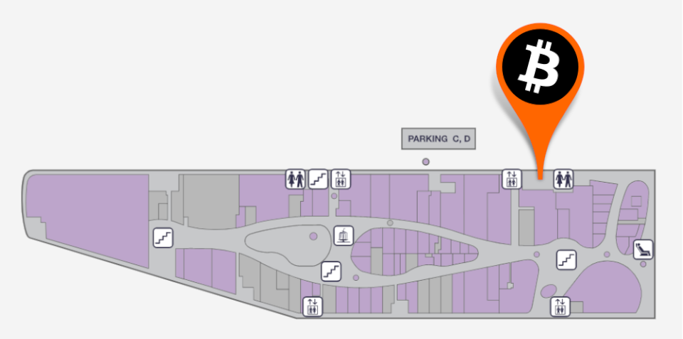 Mapa galerii Avenida w Poznaniu